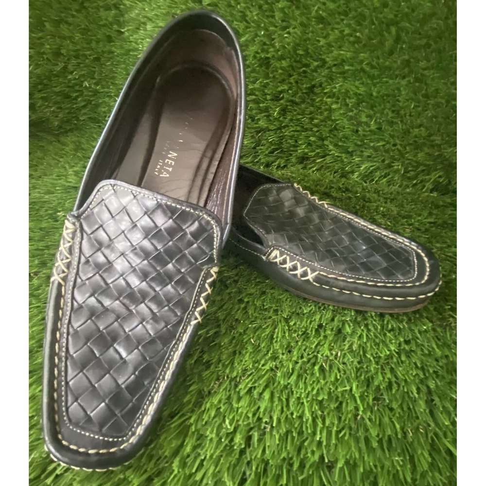 Bottega Veneta Women's Weave Leather Loafer Size EU36.5 US 6 Intrecciato Resoled